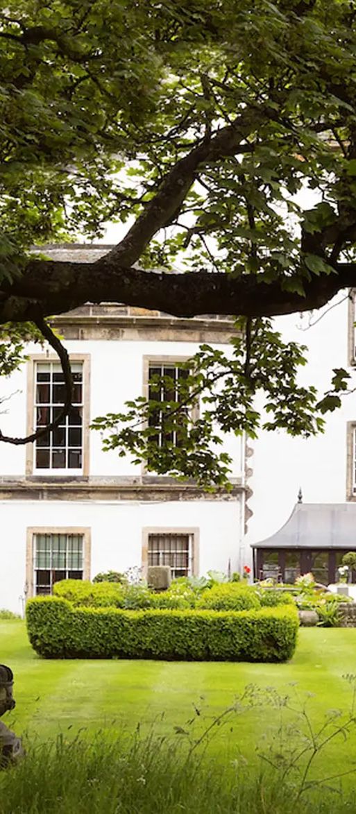 Gardens at Prestonfield House, minimoon destination in Edinburgh