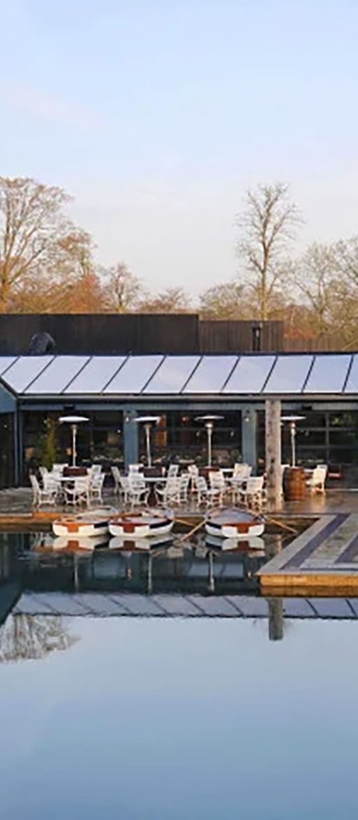 Pool area at Soho Farmhouse, minimoon destination in the Cotswolds