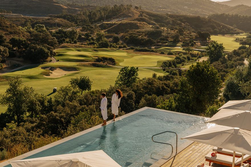 Viceroy at Ombria Algarve pool with sweeping Portugal landscape view