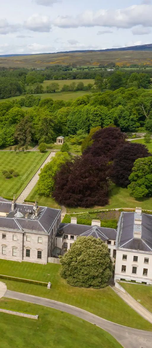 Ballyfin Demesne private estate hotel where Kim Kardashian and Kanye West Honeymoon
