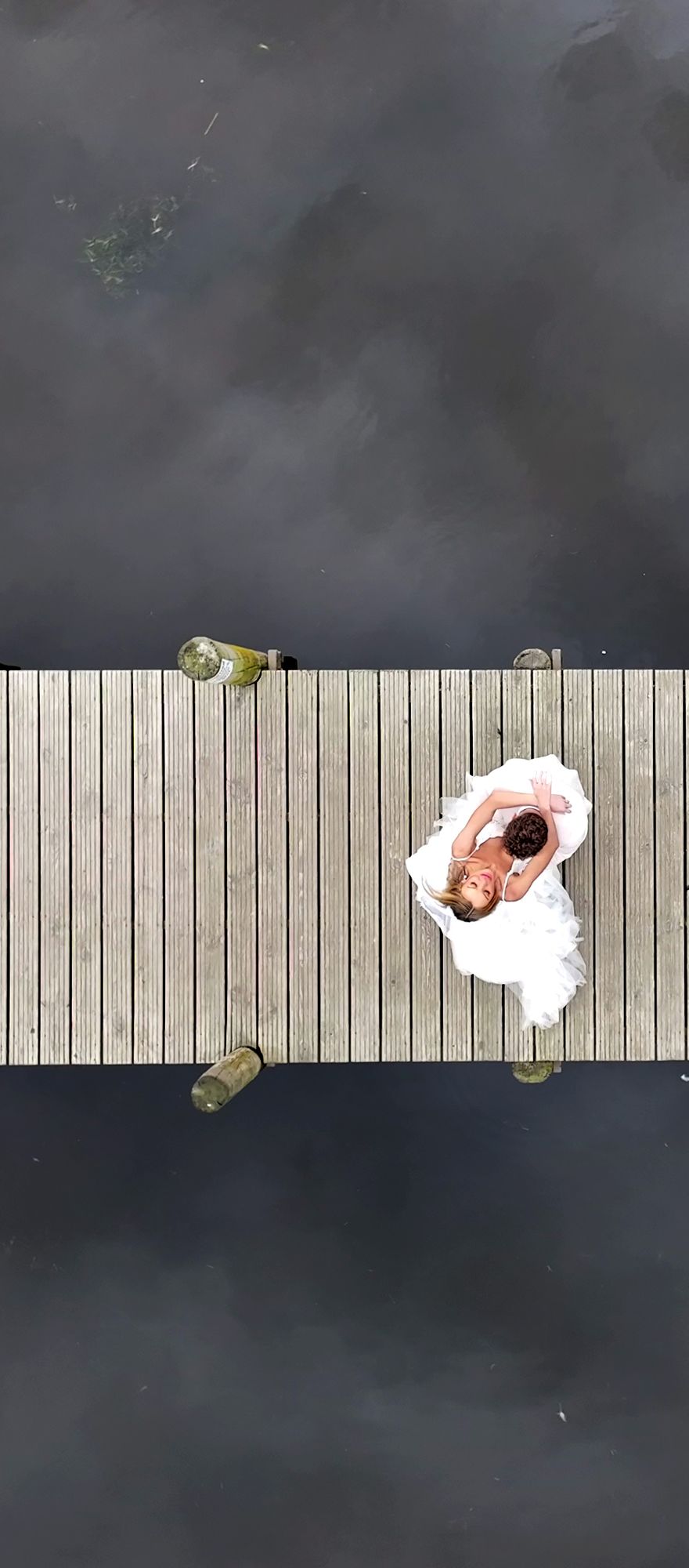 wedding drone lake district