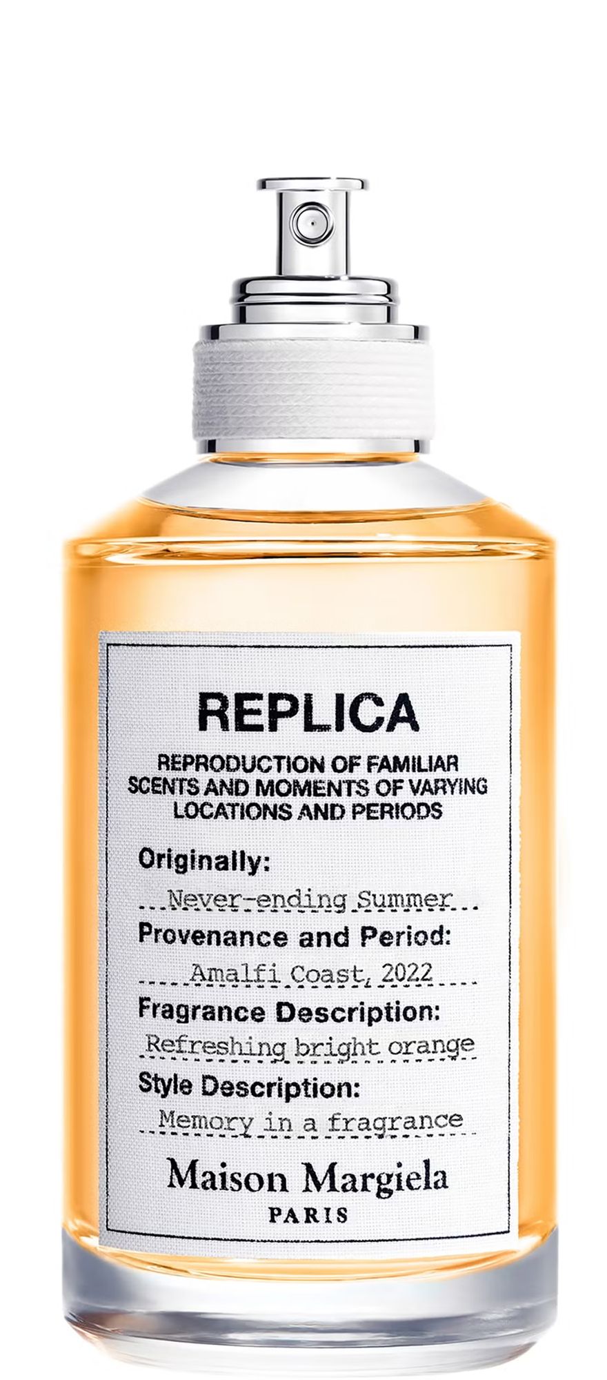 Maison Margiela REPLICA Never Ending Summer wedding perfume, inspired by Italian summer