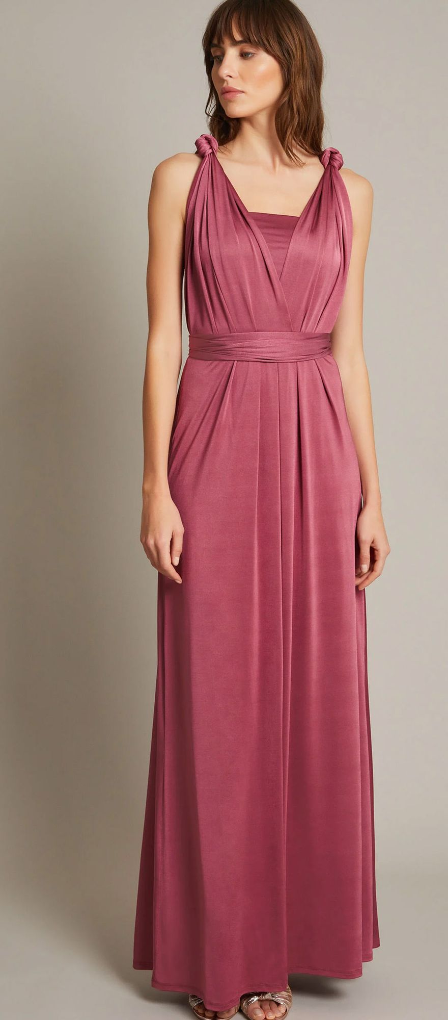 dark pink multiway bridesmaid dress from monsoon