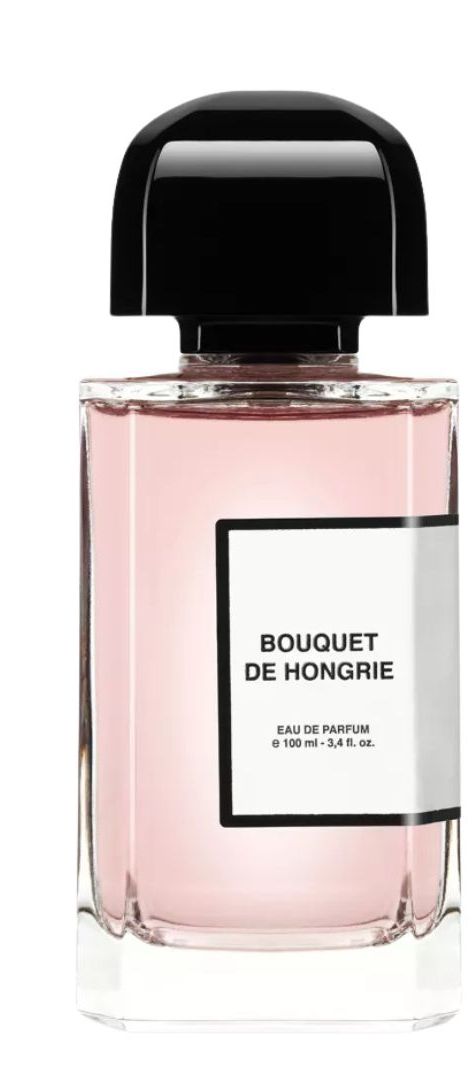BDK Parfums Bouquet de Hongrie Eau de Parfum in a minimalist glass bottle – a modern luxury bridal fragrance with rose, peony and musk notes.