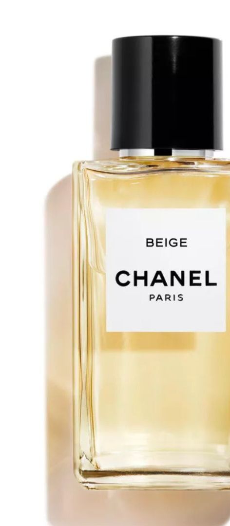 Chanel Les Exclusifs Beige Eau de Parfum in the collection's minimalist bottle – an exclusive luxury bridal fragrance with soft floral and honey notes.