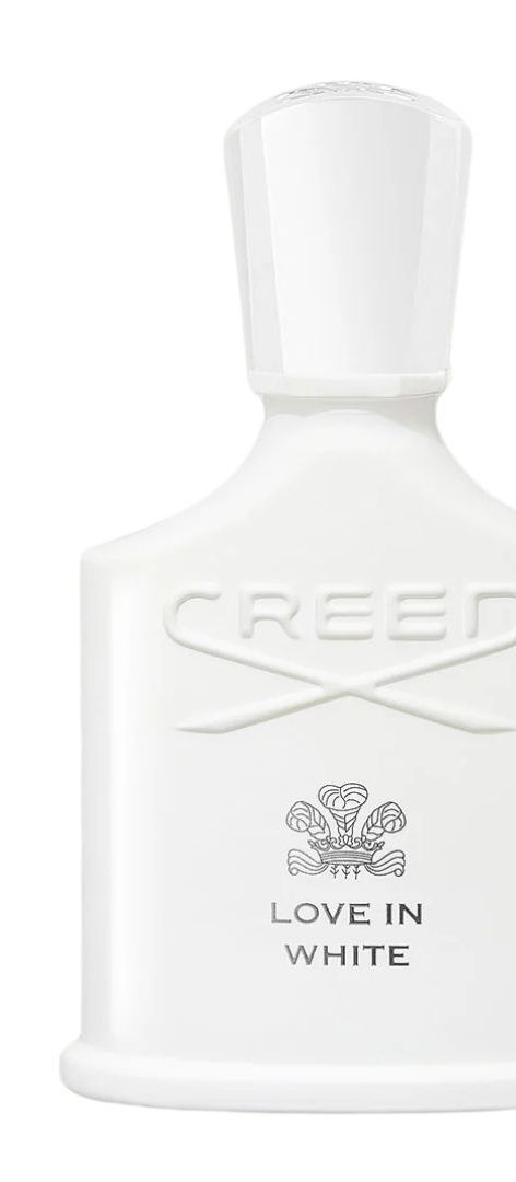  Creed Love in White Eau de Parfum bridal fragrance bottle in white with silver cap, perfect wedding perfume for spring weddings