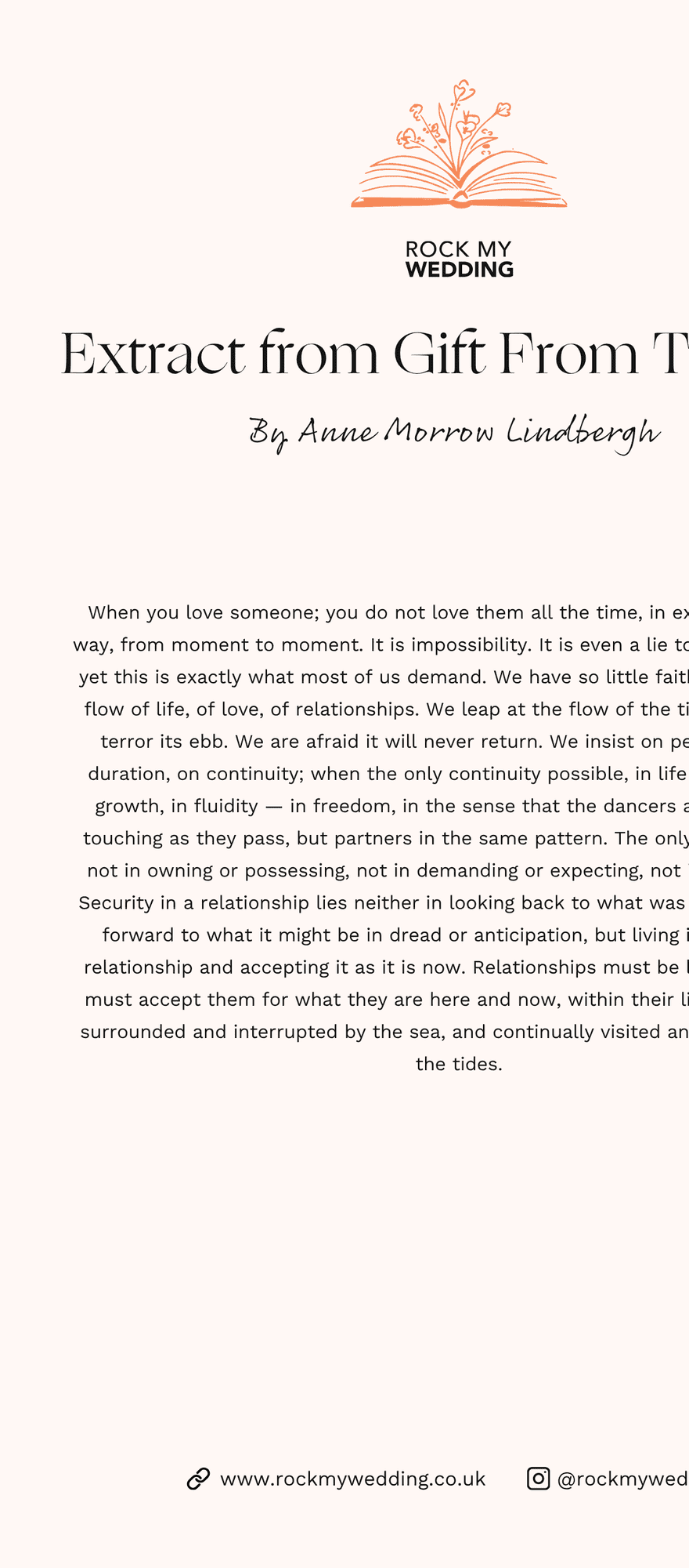 extract-from-gift-from-the-sea-wedding-reading