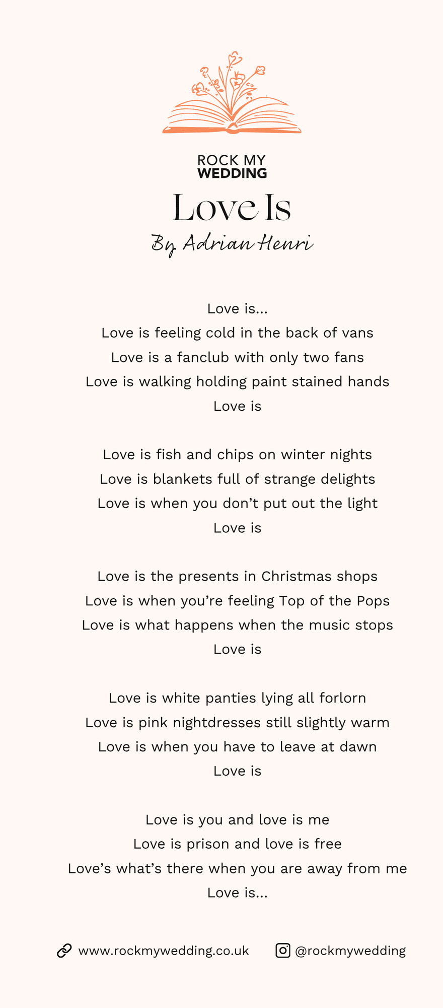 love is Adrian Henri