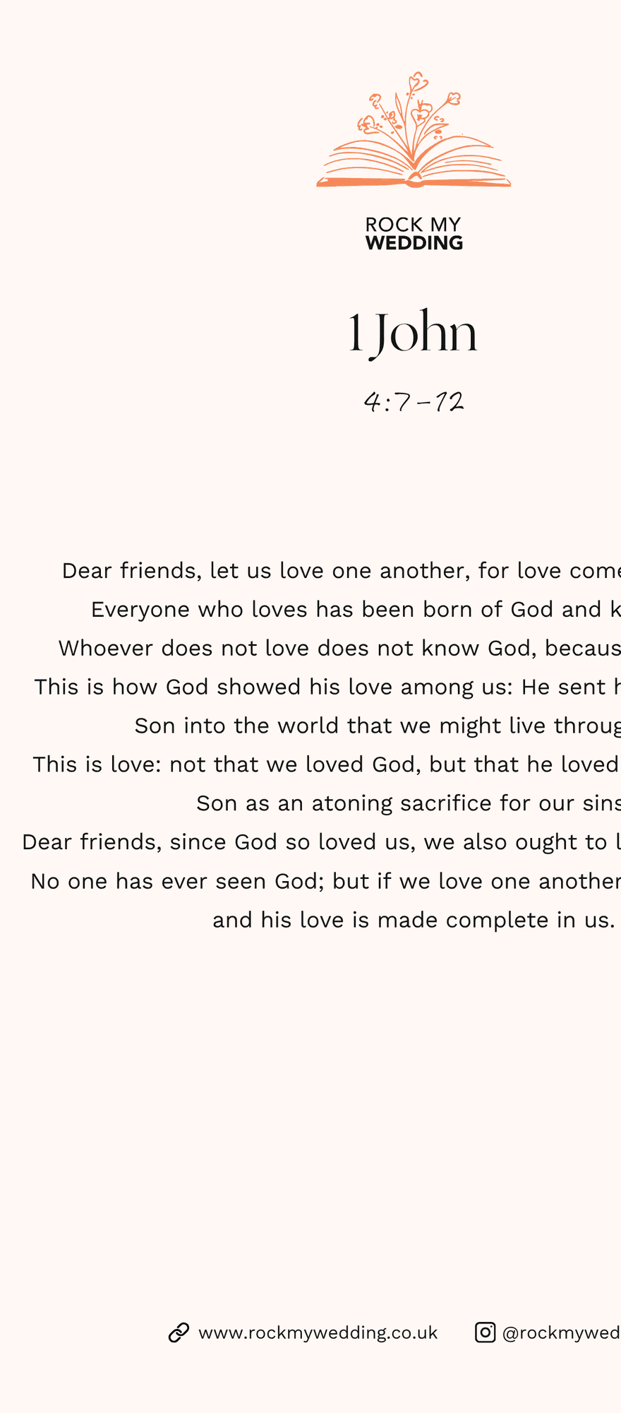 1 John chapter 4 7 to 12