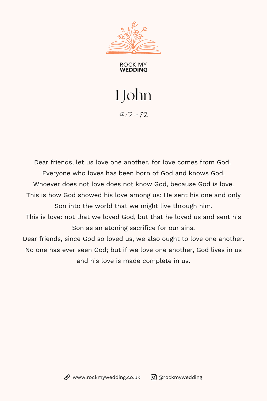 1 John chapter 4 7 to 12
