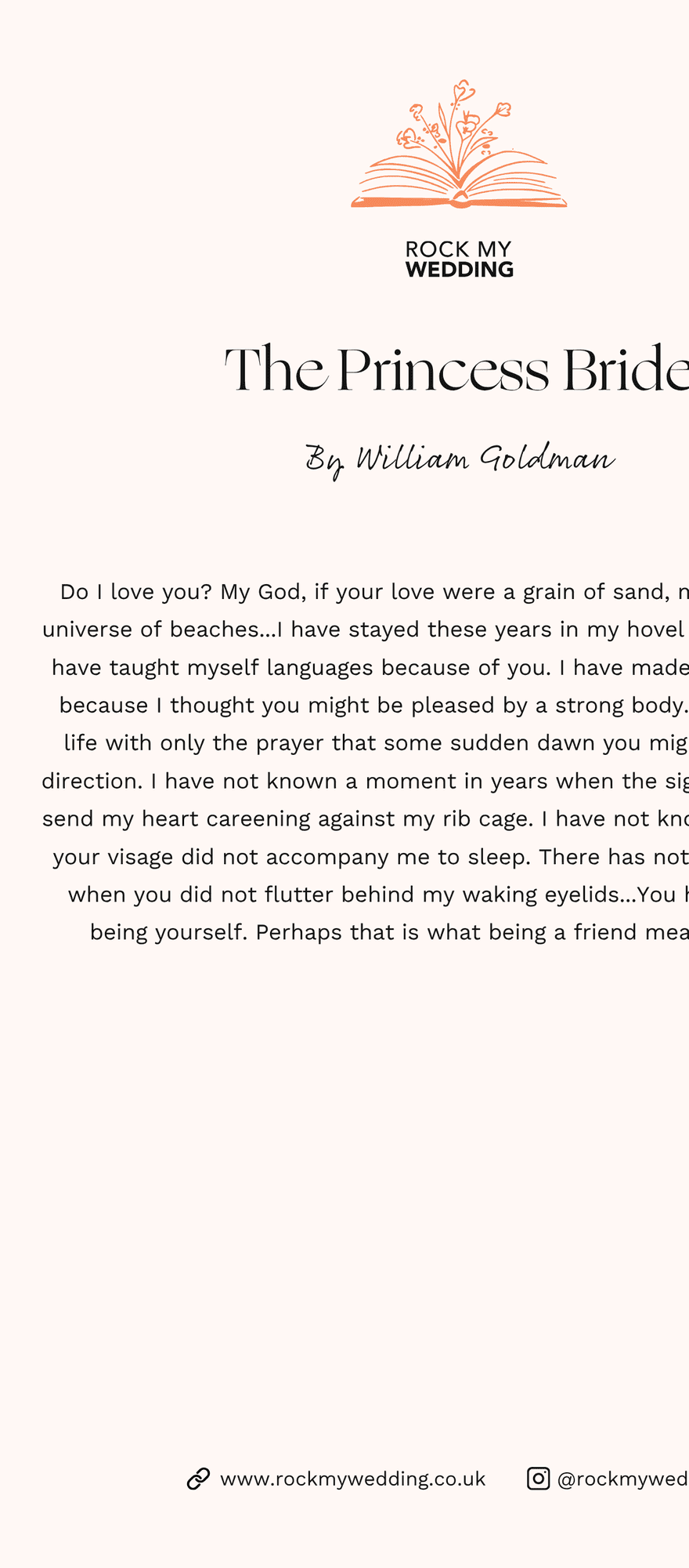 the pricess bride William Goldman