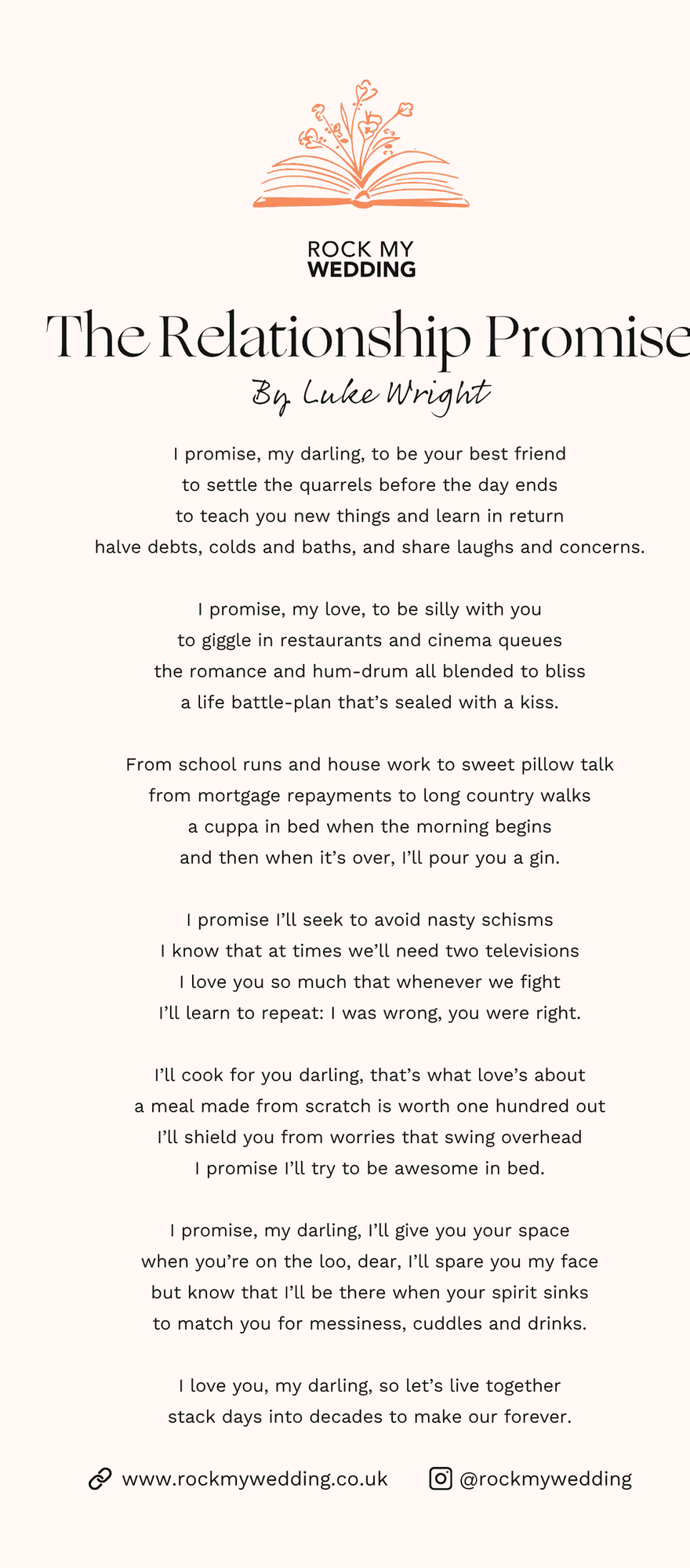 the relationship promise Luke Wright