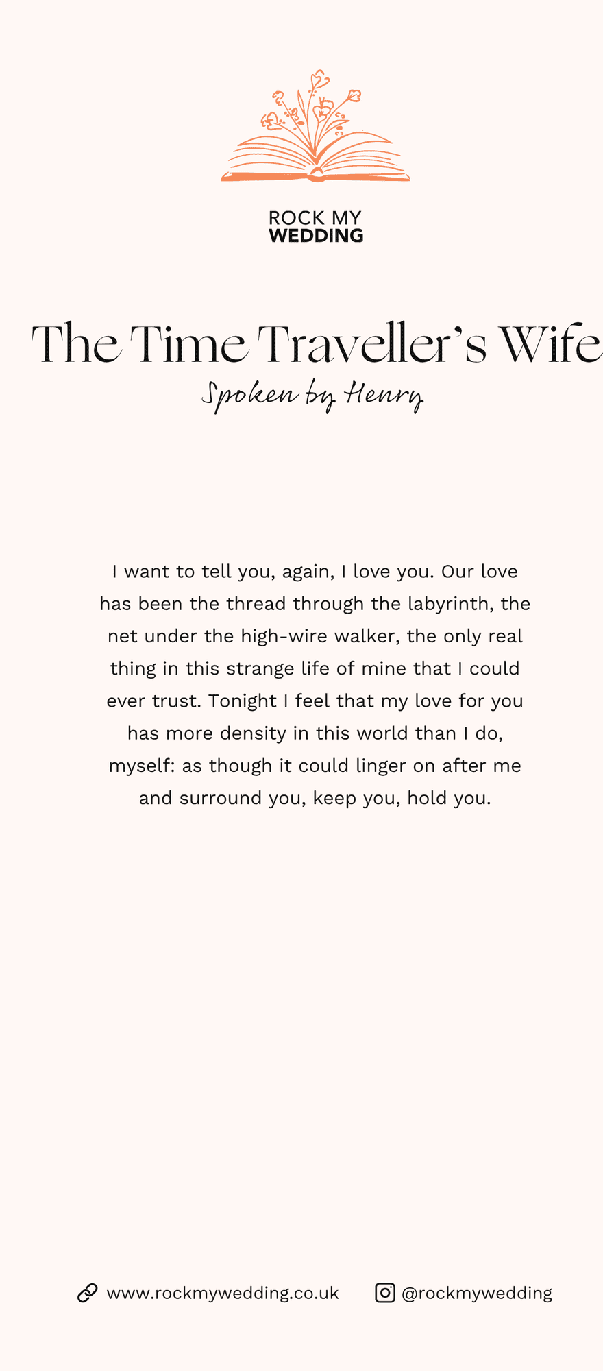 the time traveller's wife spoken by Henry