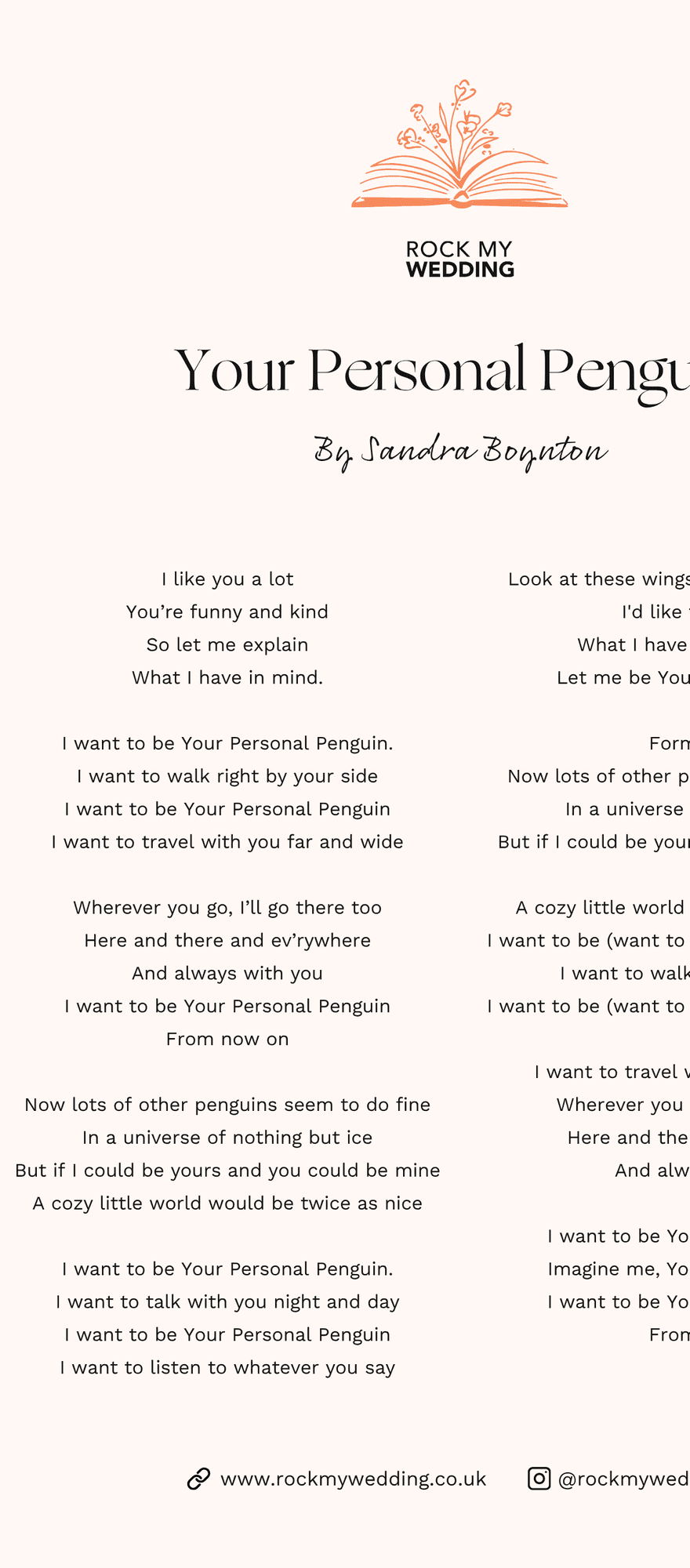 your personal penguin Sandra Boynton