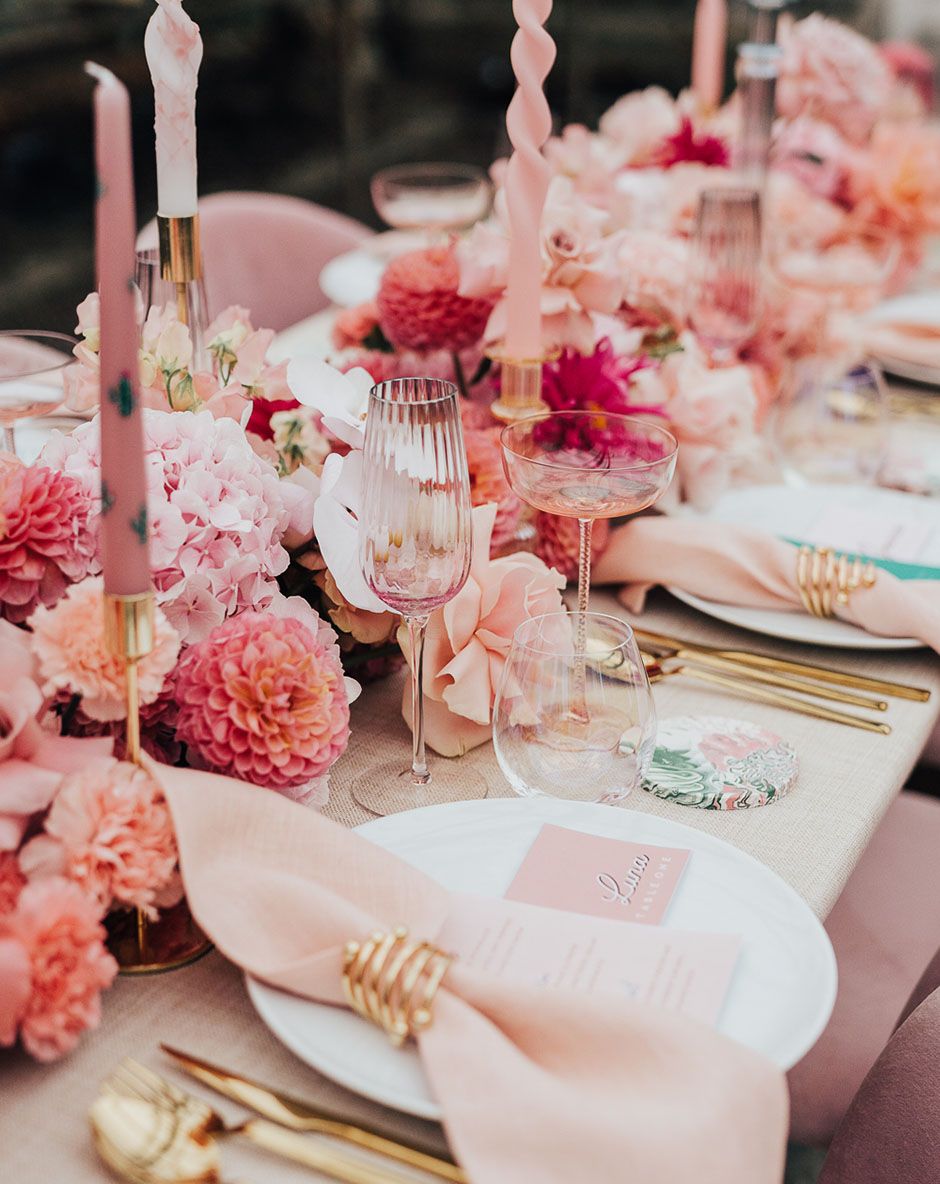 Pink Wedding Color Schemes 6 Best Wedding Color Combos With Blush