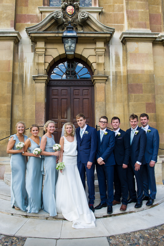 An Elegant Wedding  At Clare College Chapel In Cambridge 