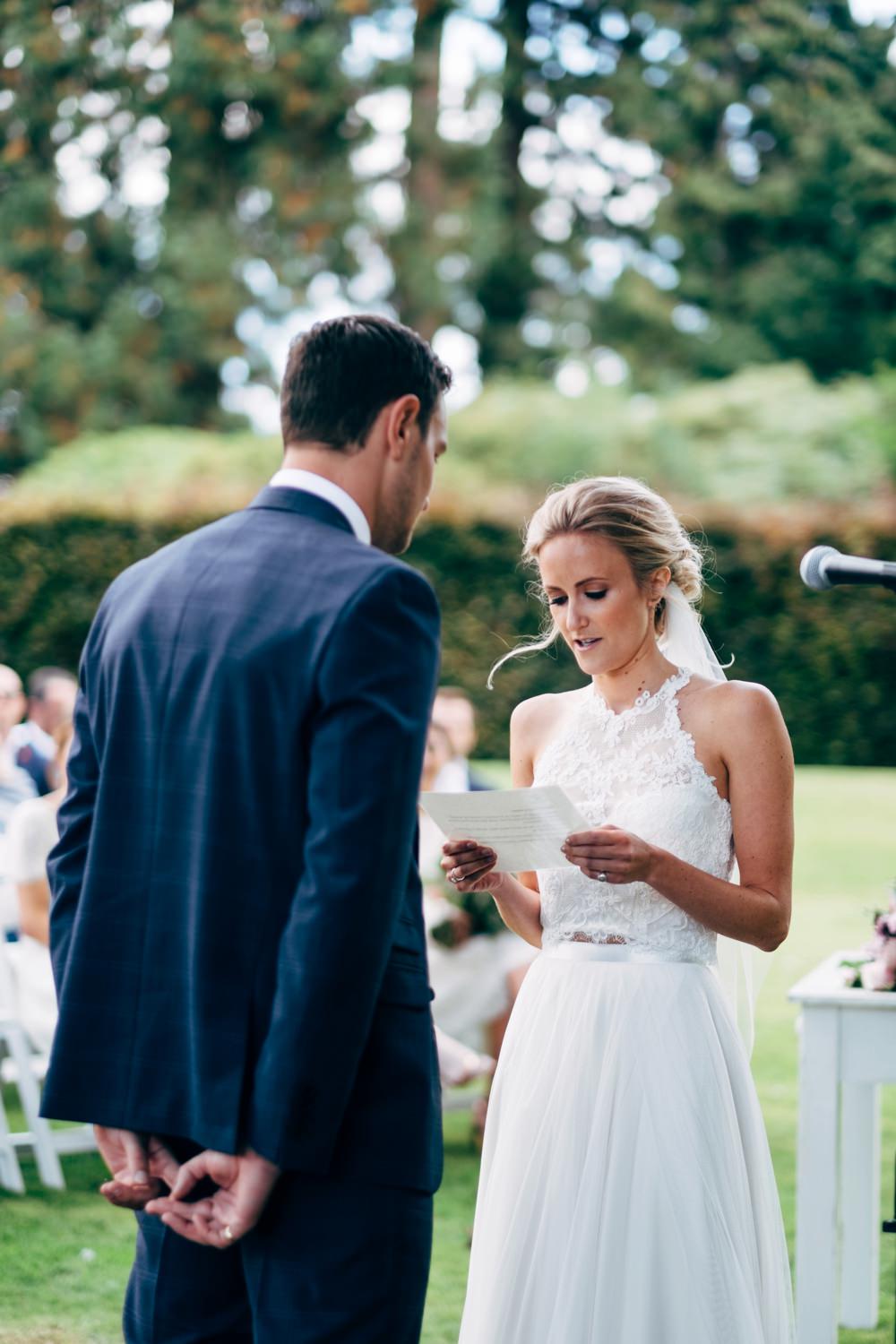 Outdoor Ceremony Rustic Wedding At Patricks Barn Sussex With