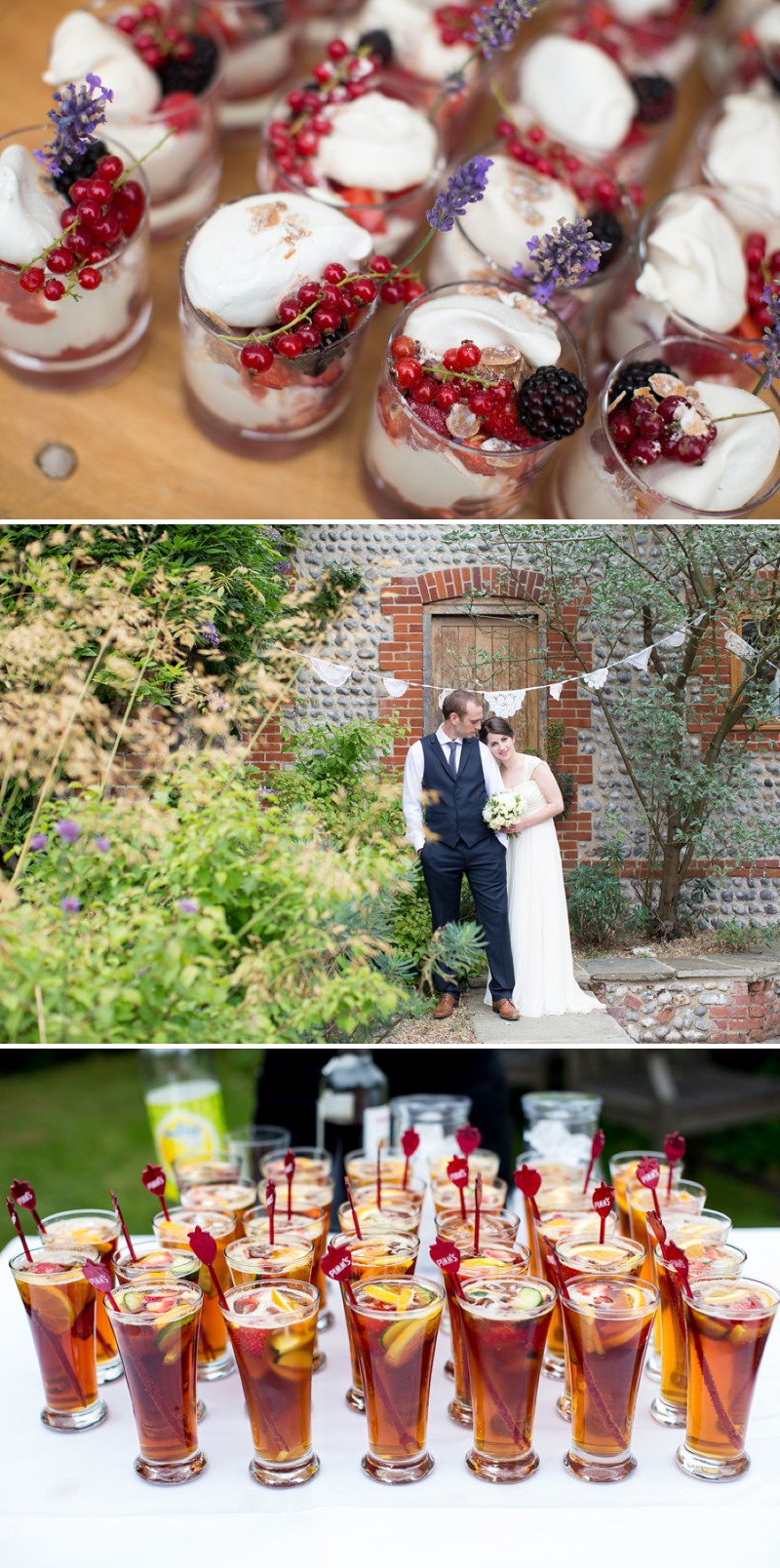 A Romantic Wedding At Chaucer Barn With A Blue Origami