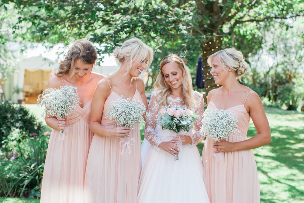 Naomi Neoh Fleur In Blush For A Garden Wedding In Sussex