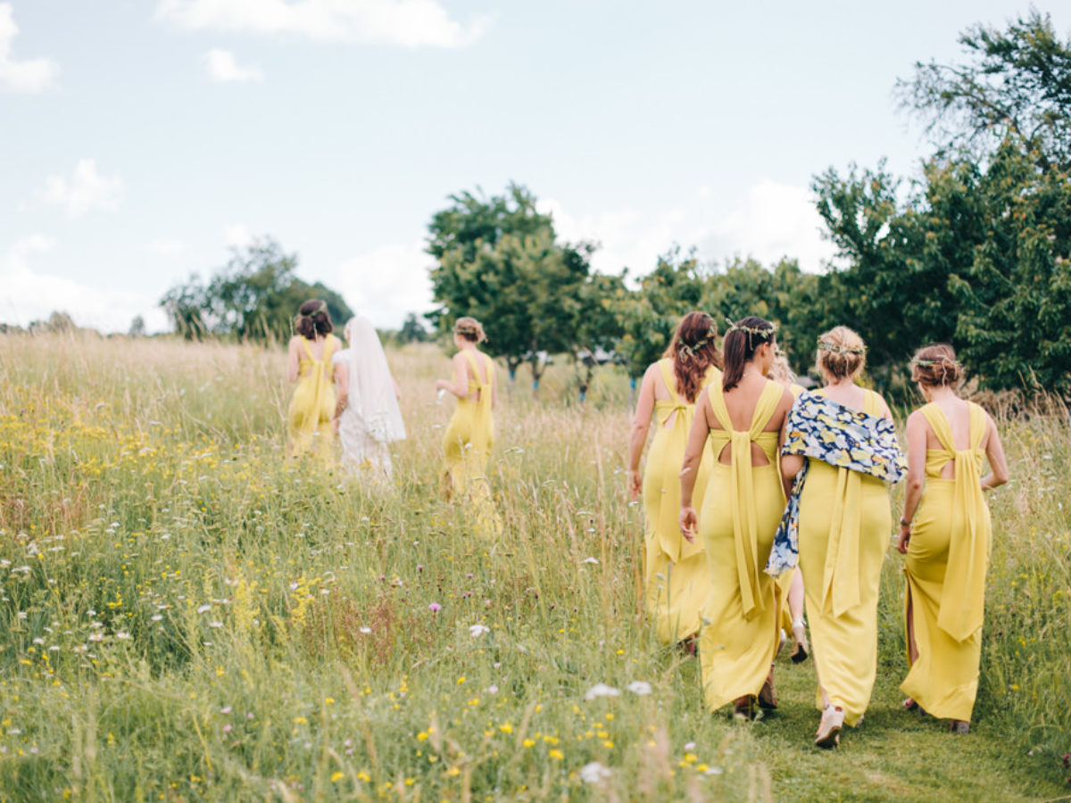 mustard bridesmaid dresses uk