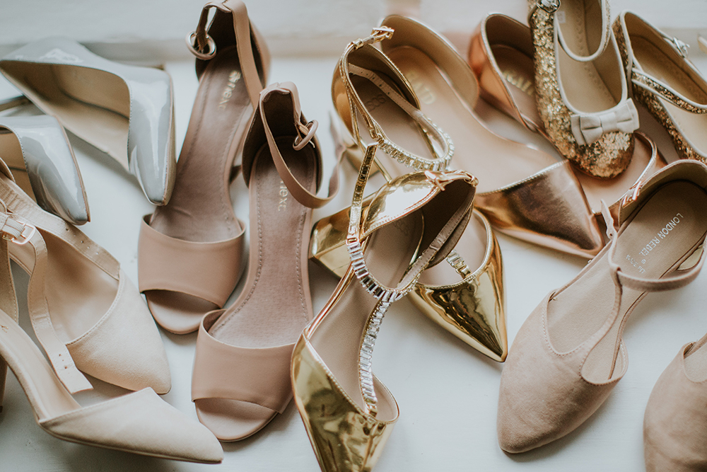 nude bridesmaid shoes