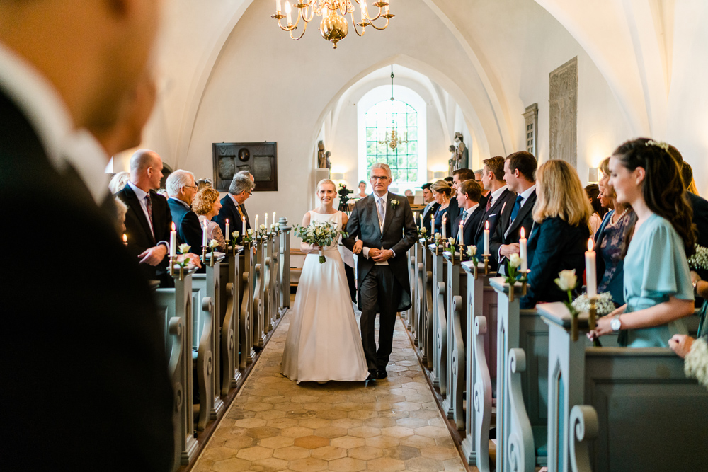 Traditional Green Blue Danish Wedding At Scandinavian Country