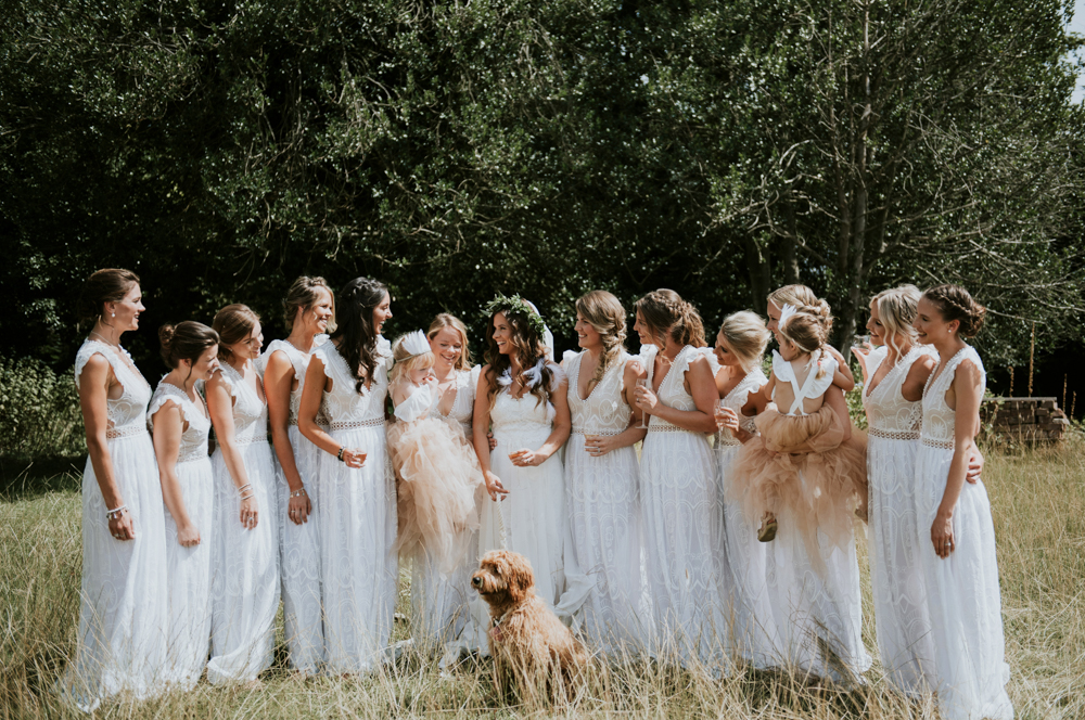 12 bridesmaids