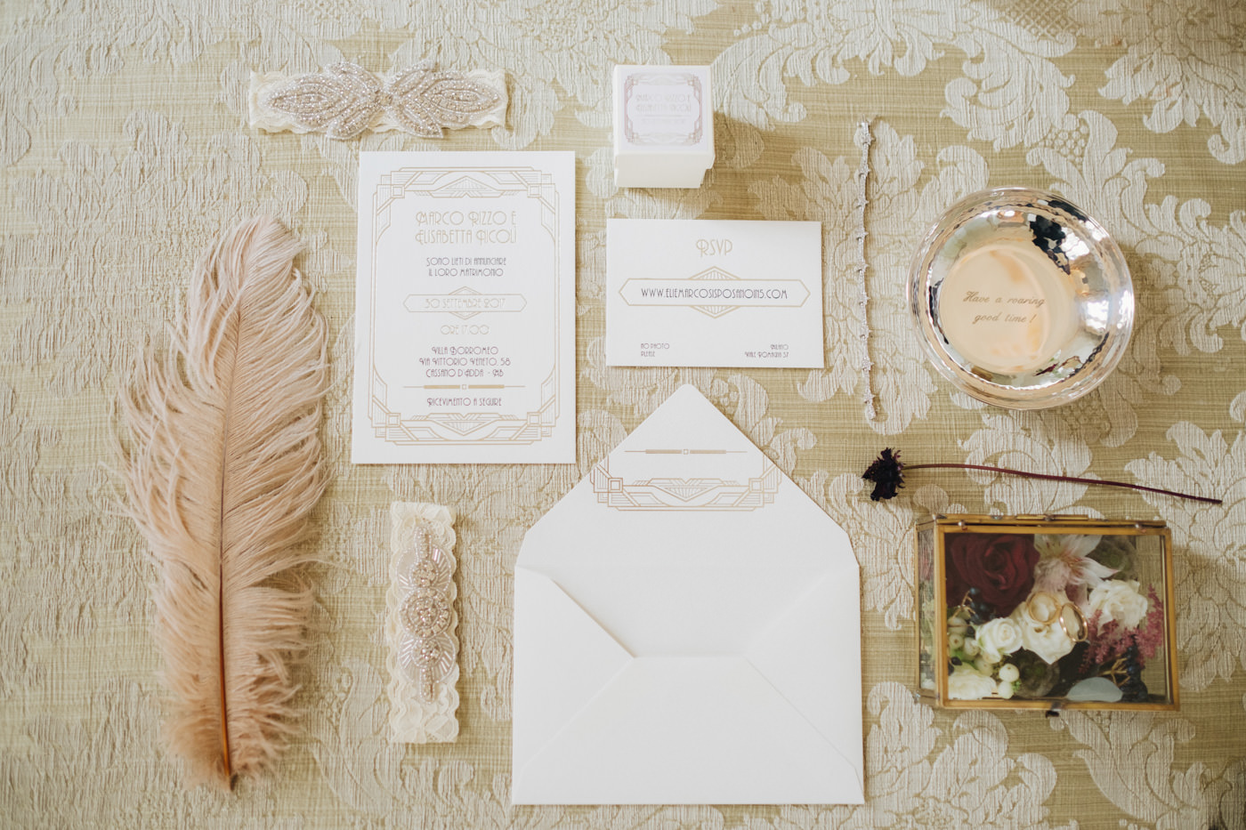 Glamorous Roaring Twenties Great Gatsby Inspired Wedding With Silk