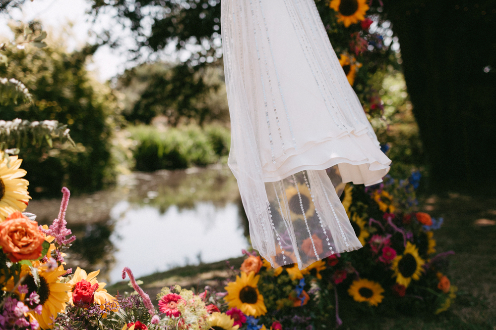 Sunflower Wedding Flowers For A Vibrant Festival Themed Wedding