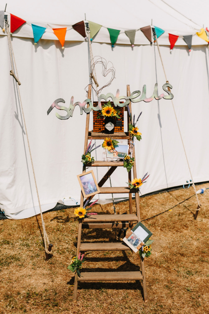 Sunflower Wedding Flowers For A Vibrant Festival Themed Wedding