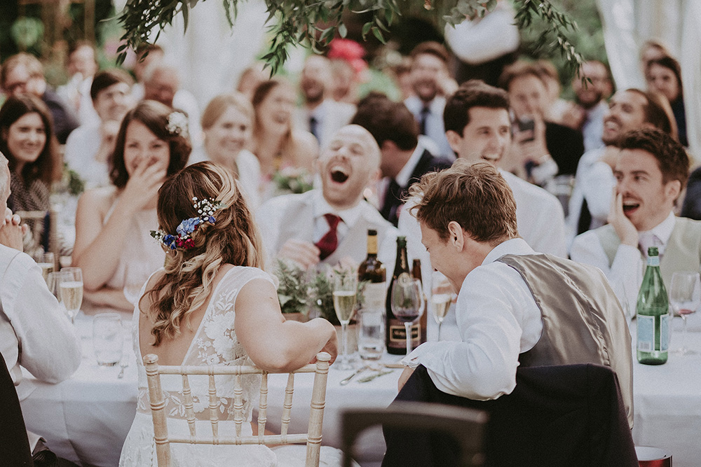 English Country Garden Marquee Wedding  at the Family Home 