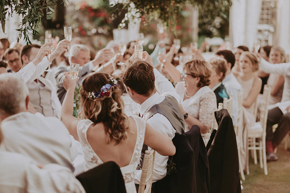 English Country Garden Marquee Wedding  at the Family Home 