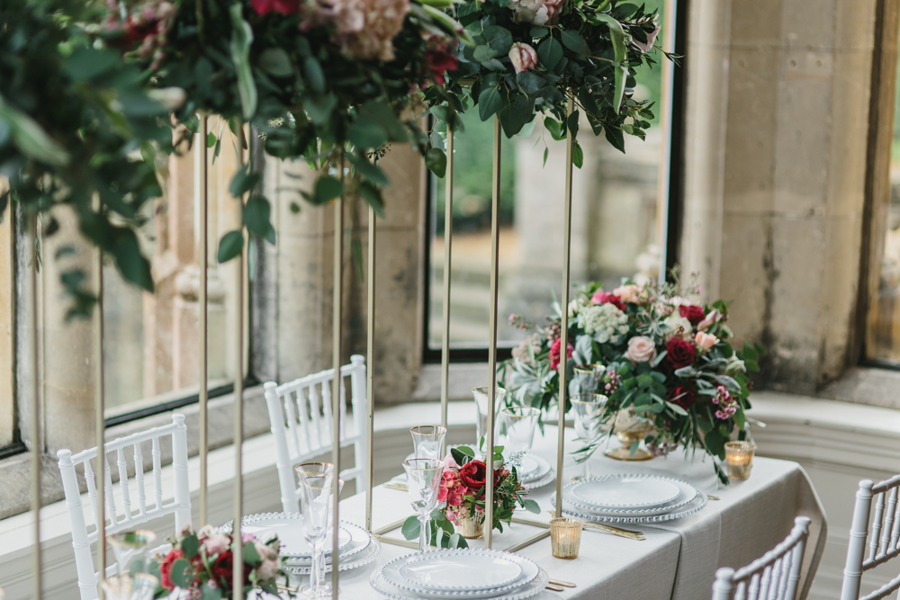 Fairytale Wedding Inspiration With Blush Burgundy Wedding Flowers