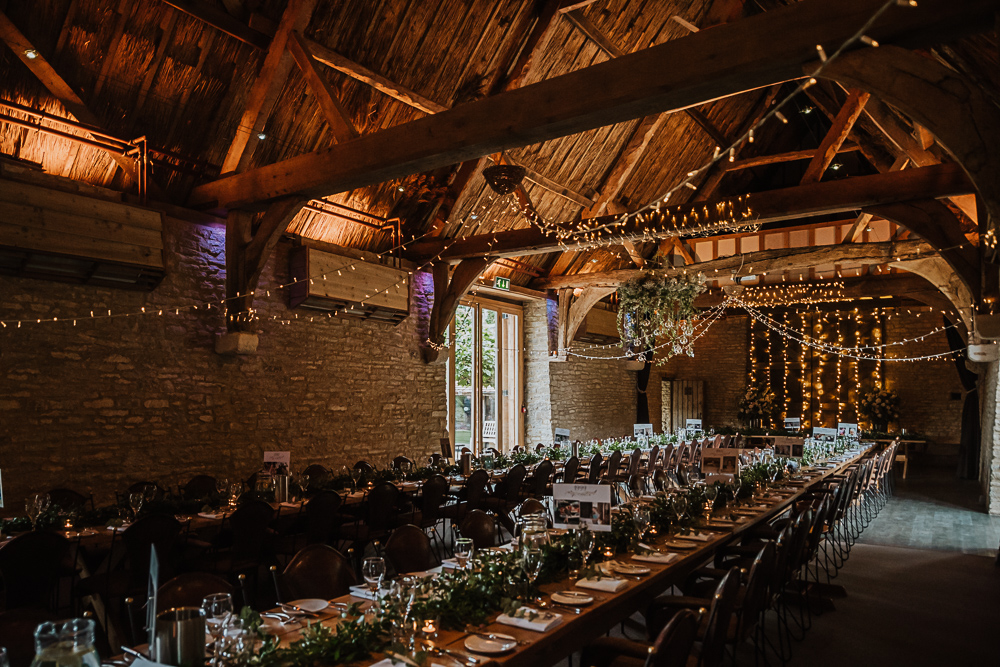 Fairylight Tythe Barn Wedding With Dreamcatchers