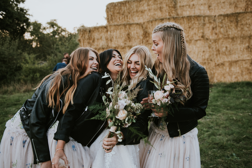 bridesmaid leather jackets